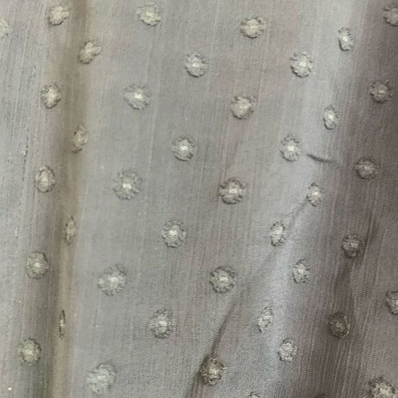 Urban Outfitters Lumière Black Swiss Dot Dolman Long Sleeve Mini Dress Size L - Picture 10 of 15